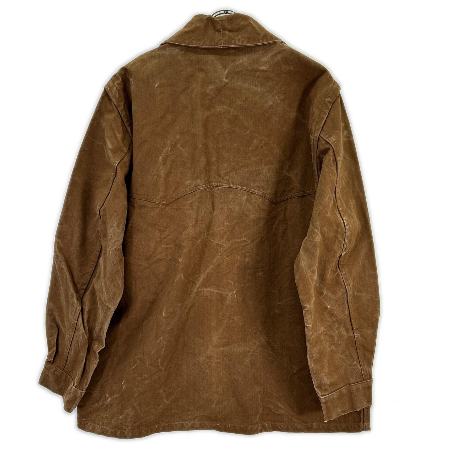 VINTAGE 40s/50s SNCF Railroad Jacket Brown Cotton