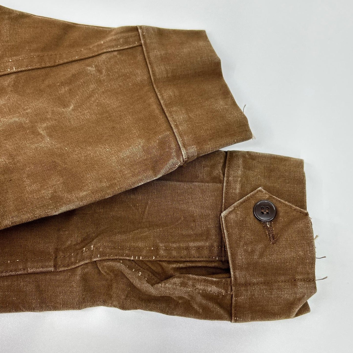 VINTAGE 40s/50s SNCF Railroad Jacket Brown Cotton