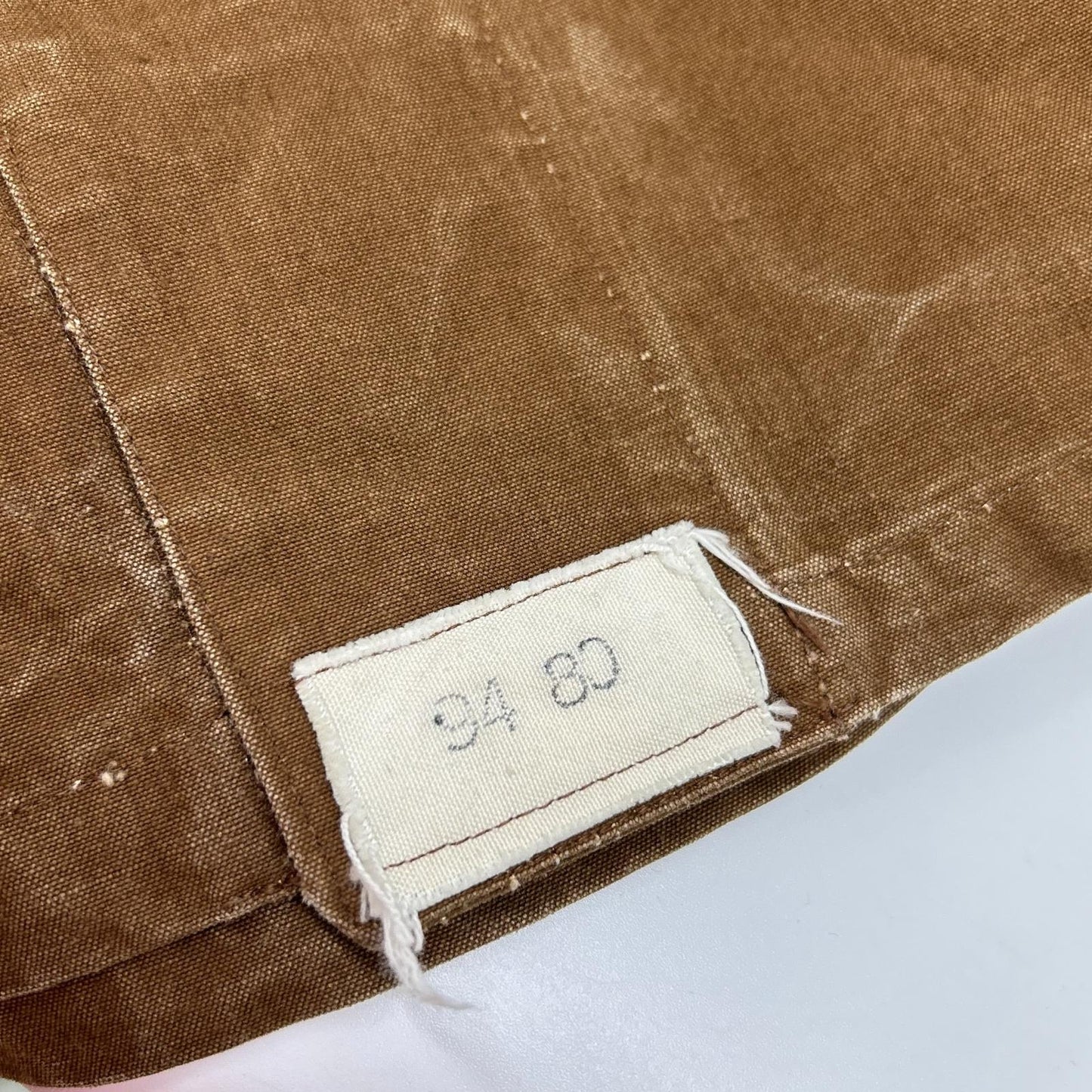 VINTAGE 40s/50s SNCF Railroad Jacket Brown Cotton
