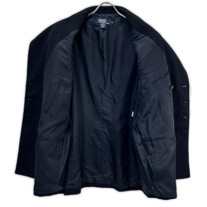POLO RALPH LAUREN 90s USA DBL Marine Coat Navy Wool Size M
