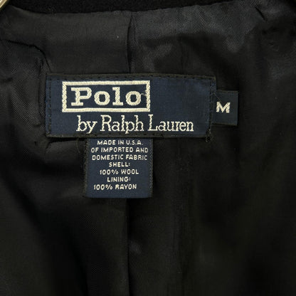 POLO RALPH LAUREN 90s USA DBL Marine Coat Navy Wool Size M