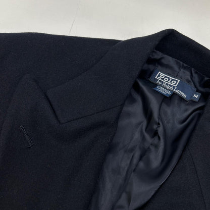 POLO RALPH LAUREN 90s USA DBL Marine Coat Navy Wool Size M