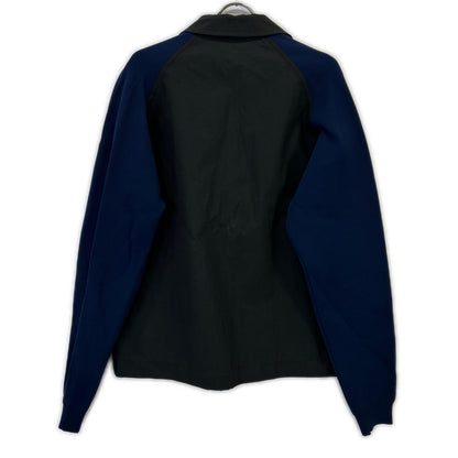 MARNI Black/Blue Knit Panel Cotton Jacket