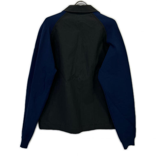 MARNI Black/Blue Knit Panel Cotton Jacket
