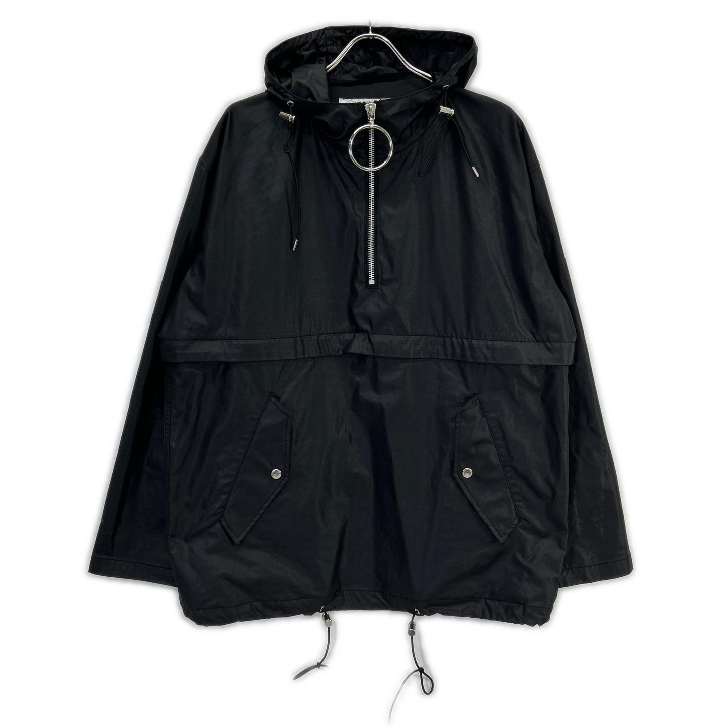 JOHN LAWRENCE SULLIVAN Zipped Hoodie Anorak Black Size M