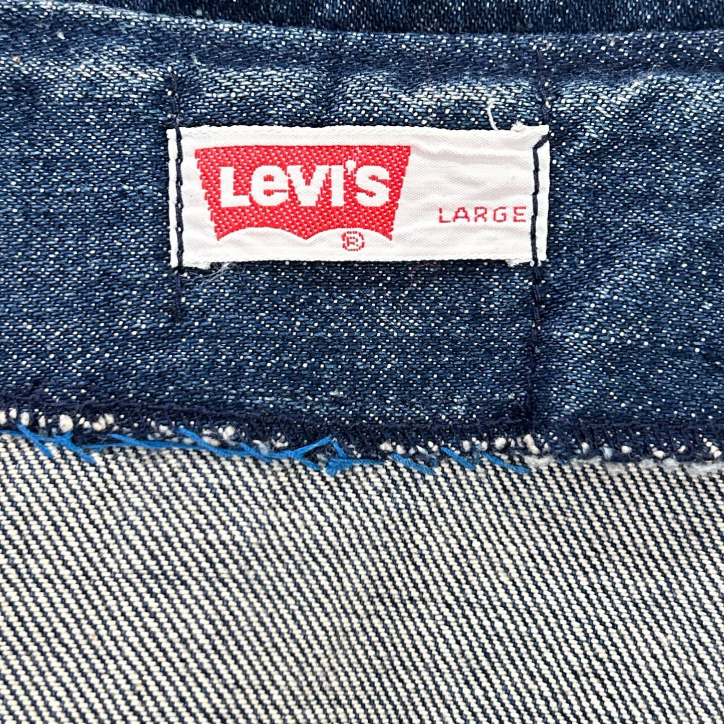 LEVI'S Orange Tab Denim Jacket Blue Cotton
