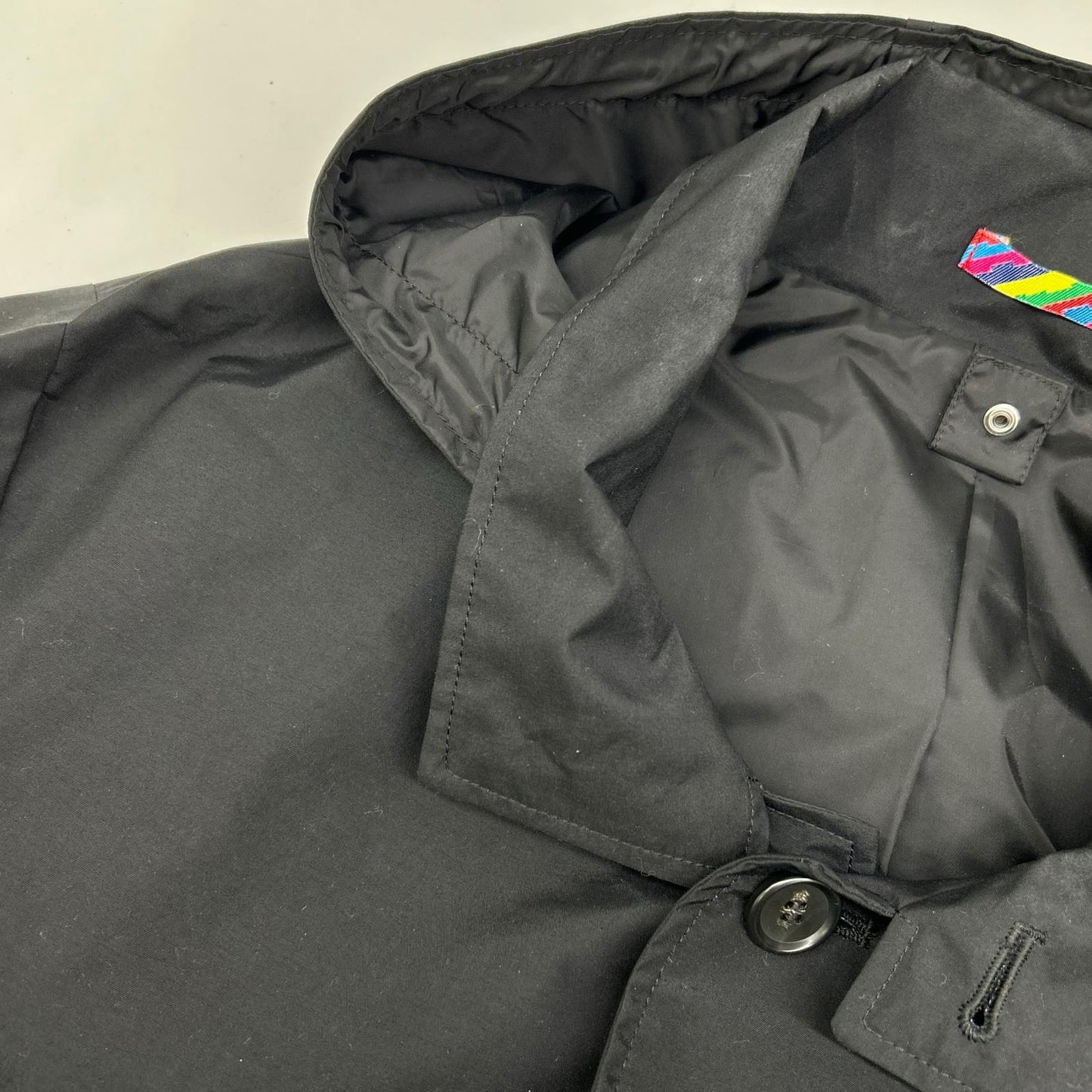 AWJK 30AWJK07 Nylon Jacket Black Size 48