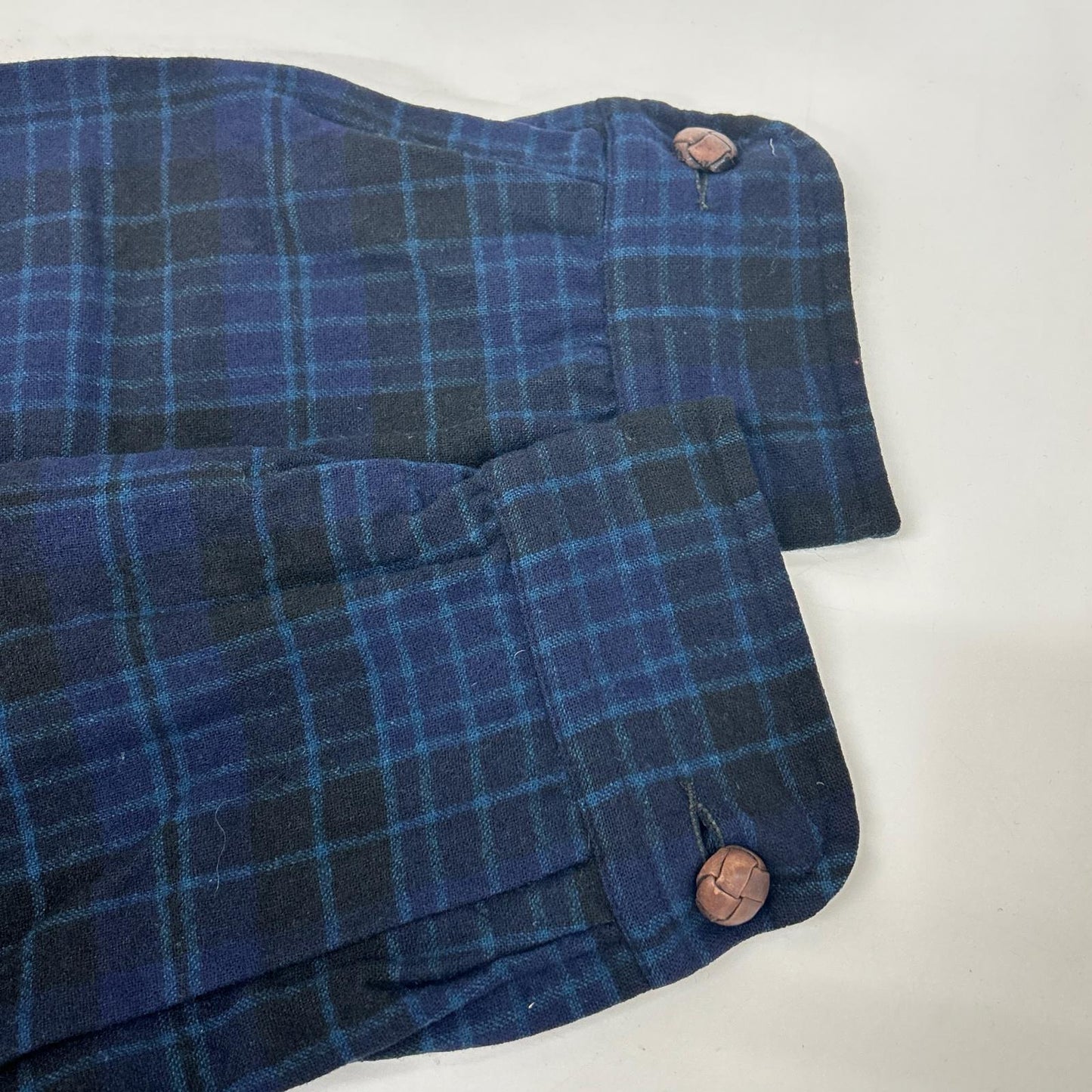 PENDLETON 50s Check Wool Covered Button Blazer