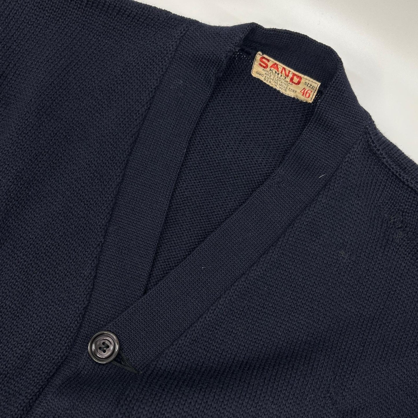 VINTAGE 60s Sand Knit Cardigan