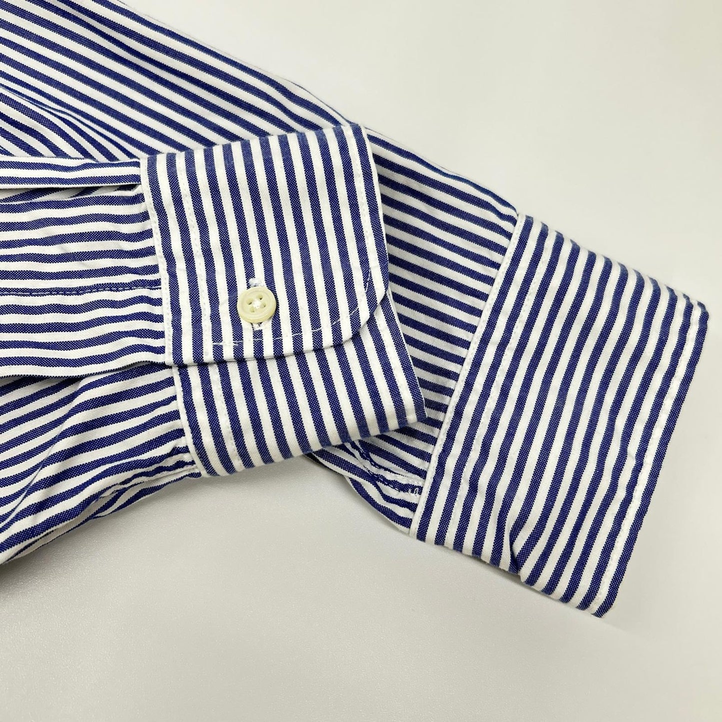 Mountain Research Blue Stripe Embroidery Shirt Size XL