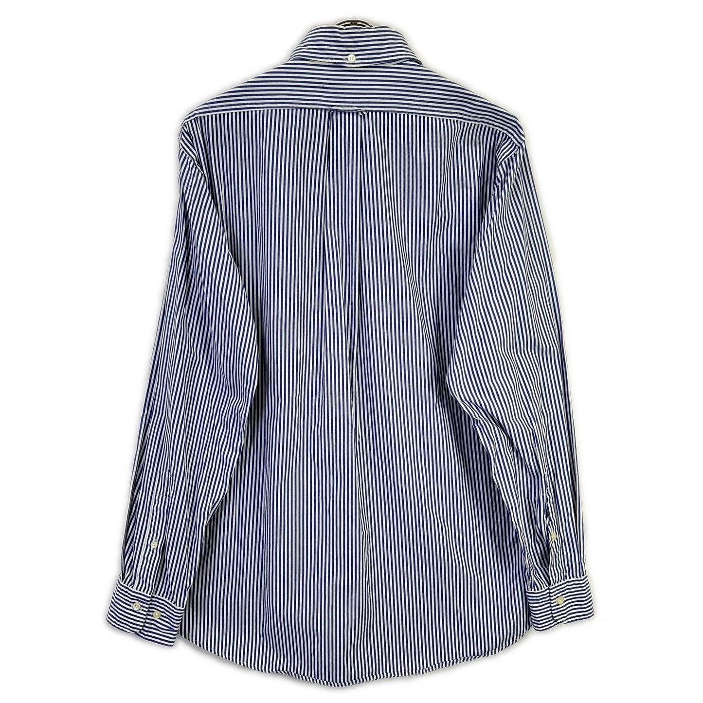 Mountain Research Blue Stripe Embroidery Shirt Size XL