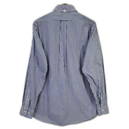 Mountain Research Blue Stripe Embroidery Shirt Size XL
