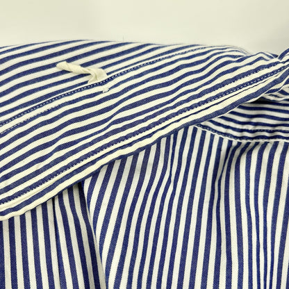 Mountain Research Blue Stripe Embroidery Shirt Size XL