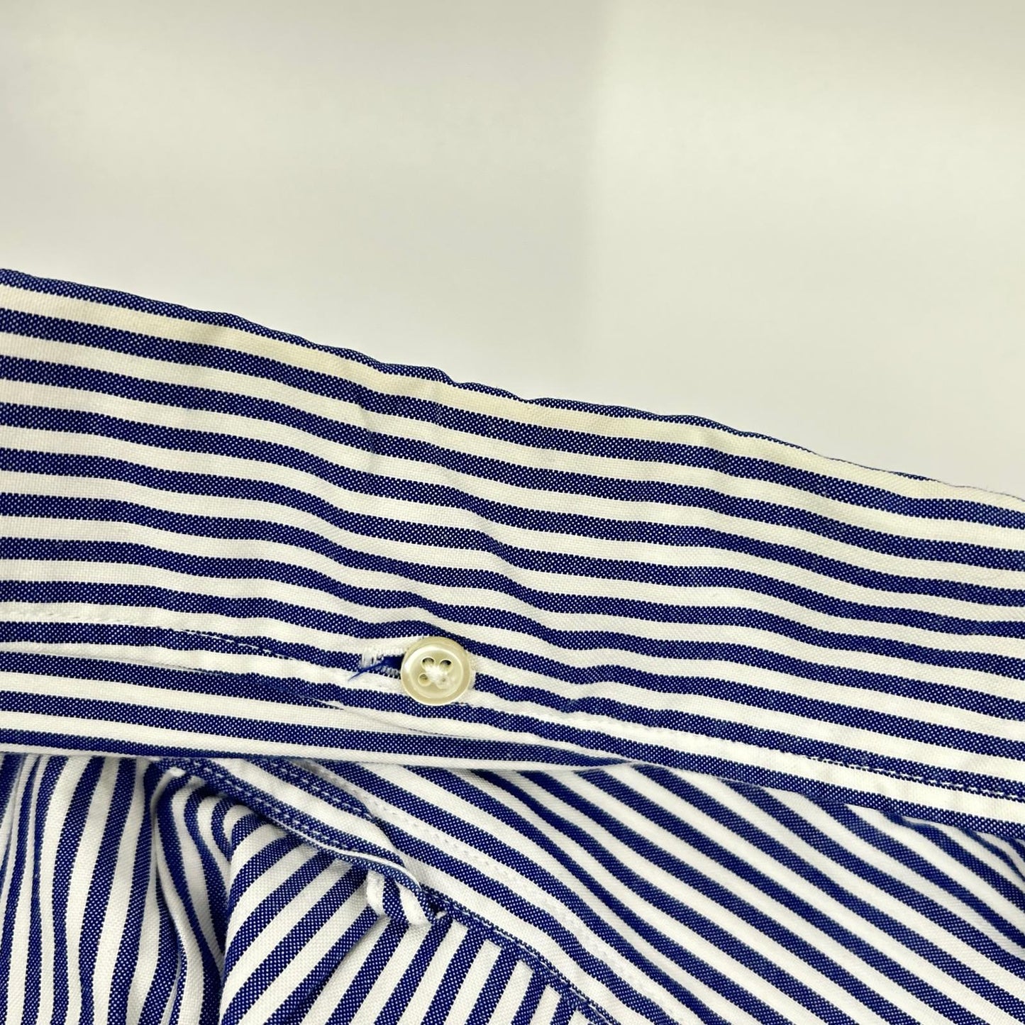 Mountain Research Blue Stripe Embroidery Shirt Size XL