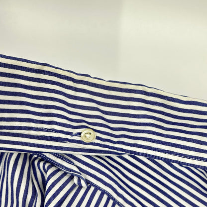 Mountain Research Blue Stripe Embroidery Shirt Size XL
