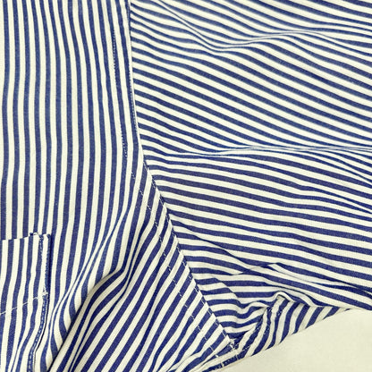 Mountain Research Blue Stripe Embroidery Shirt Size XL