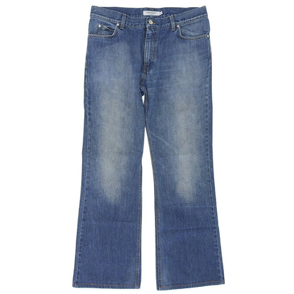 YvesSaintLaurent Cotton Bootcut Denim Jeans Blue Size 52