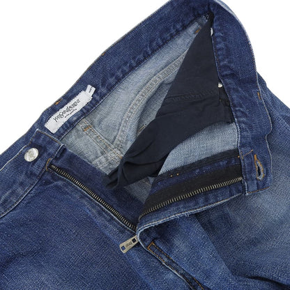 YvesSaintLaurent Cotton Bootcut Denim Jeans Blue Size 52