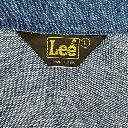 Lee 70s USA Made Indigo Denim Trucker Jacket Size L