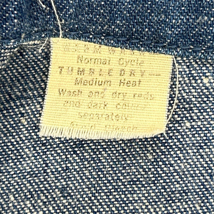 Lee 70s USA Made Indigo Denim Trucker Jacket Size L