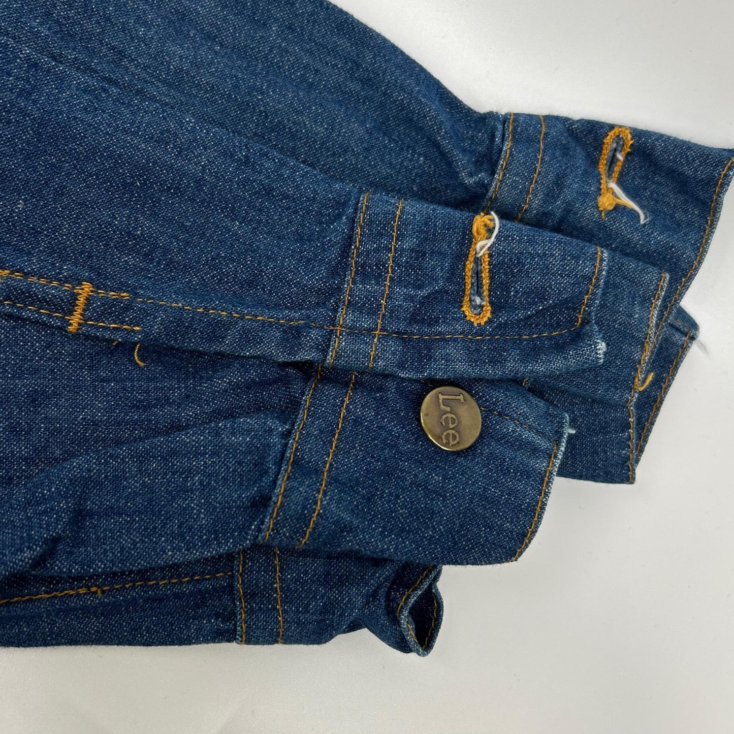 Lee 70s USA Made Indigo Denim Trucker Jacket Size L
