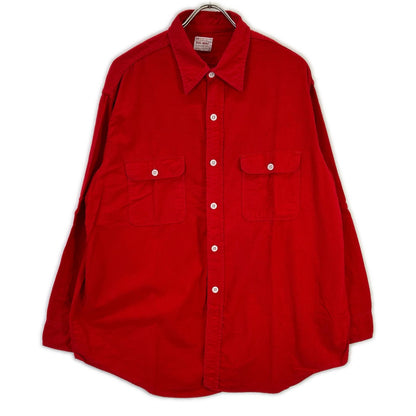 BIG MAC 70s Red Cotton Shirt Size XL