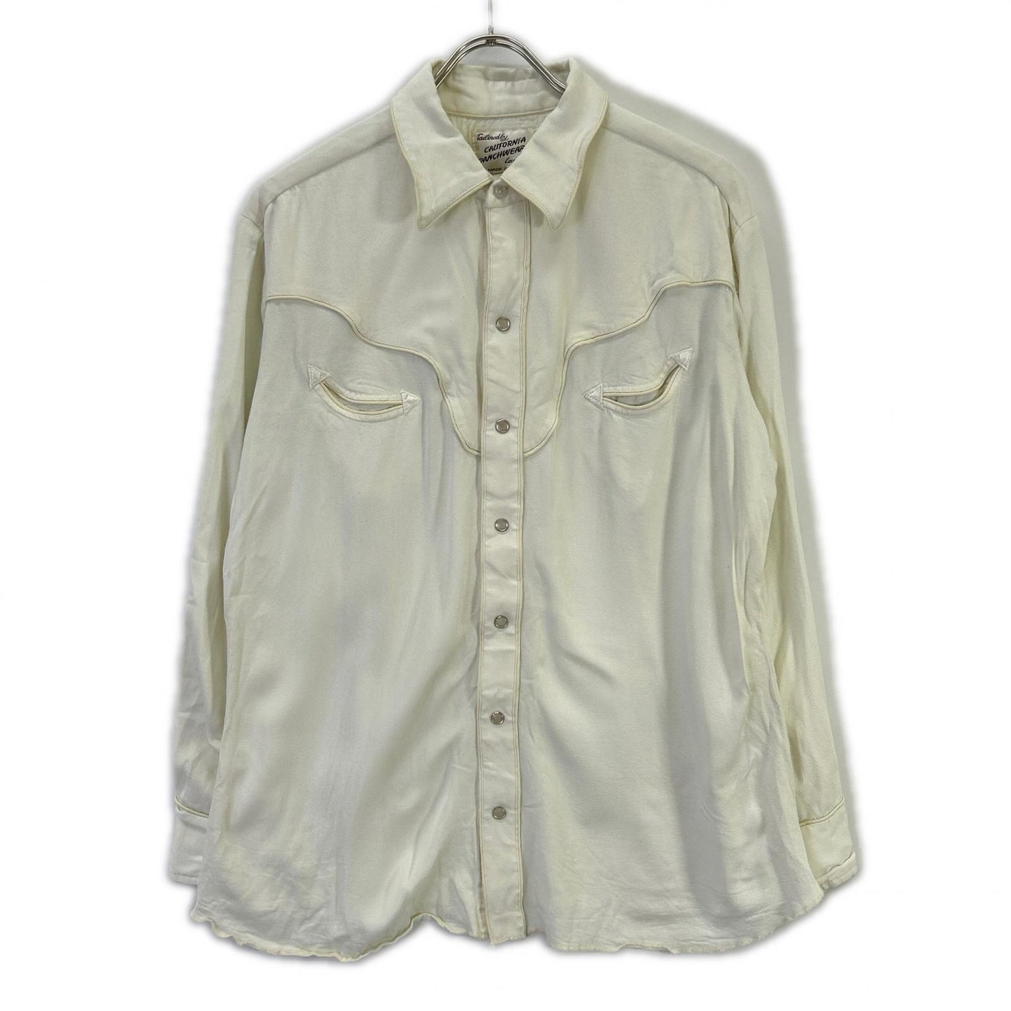 CALIFORNIA RANCH HOUSE Vintage White Western Shirt