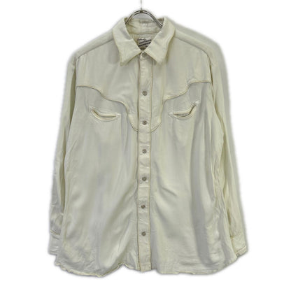 CALIFORNIA RANCH HOUSE Vintage White Western Shirt