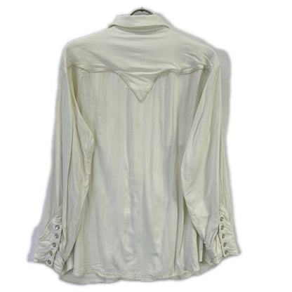 CALIFORNIA RANCH HOUSE Vintage White Western Shirt