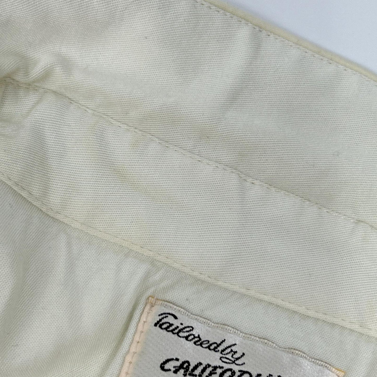 CALIFORNIA RANCH HOUSE Vintage White Western Shirt