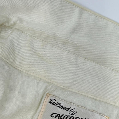 CALIFORNIA RANCH HOUSE Vintage White Western Shirt