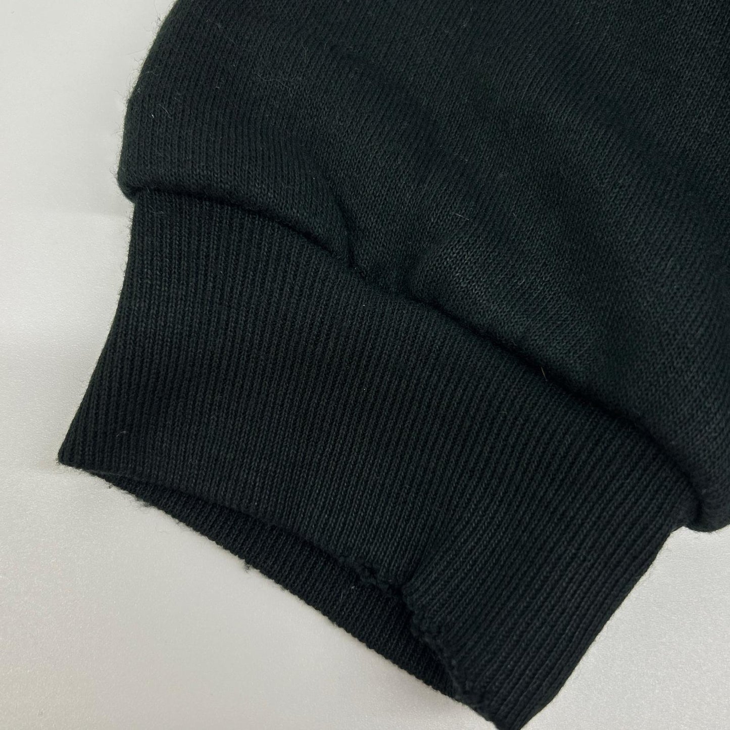 MULESKINS Black 80s Vintage Thermal Full Zip Hoodie Sandals