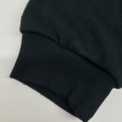 MULESKINS Black 80s Vintage Thermal Full Zip Hoodie Sandals