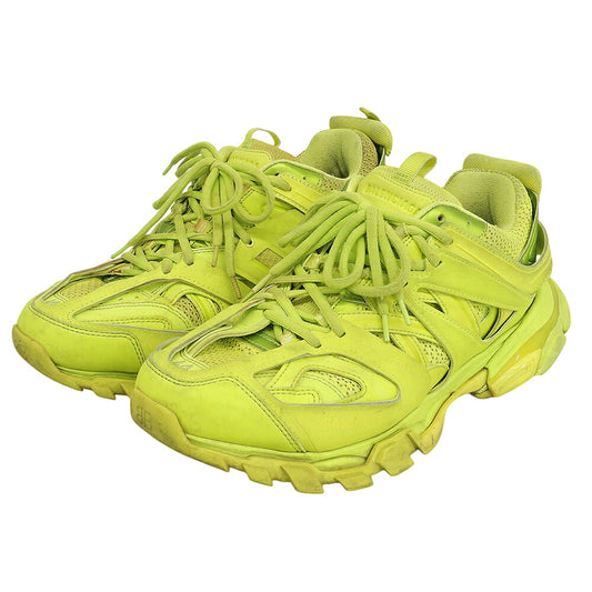BALENCIAGA TRACK Neon Yellow Mesh Sneakers Size 44(EU)