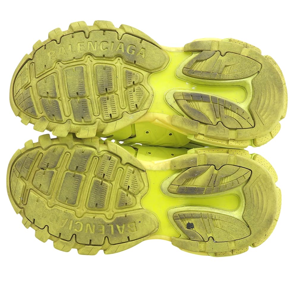 BALENCIAGA TRACK Neon Yellow Mesh Sneakers Size 44(EU)