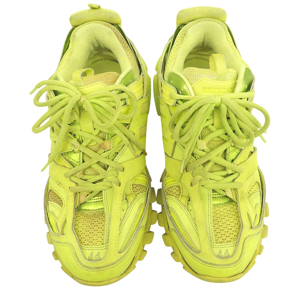 BALENCIAGA TRACK Neon Yellow Mesh Sneakers Size 44(EU)