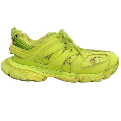 BALENCIAGA TRACK Neon Yellow Mesh Sneakers Size 44(EU)