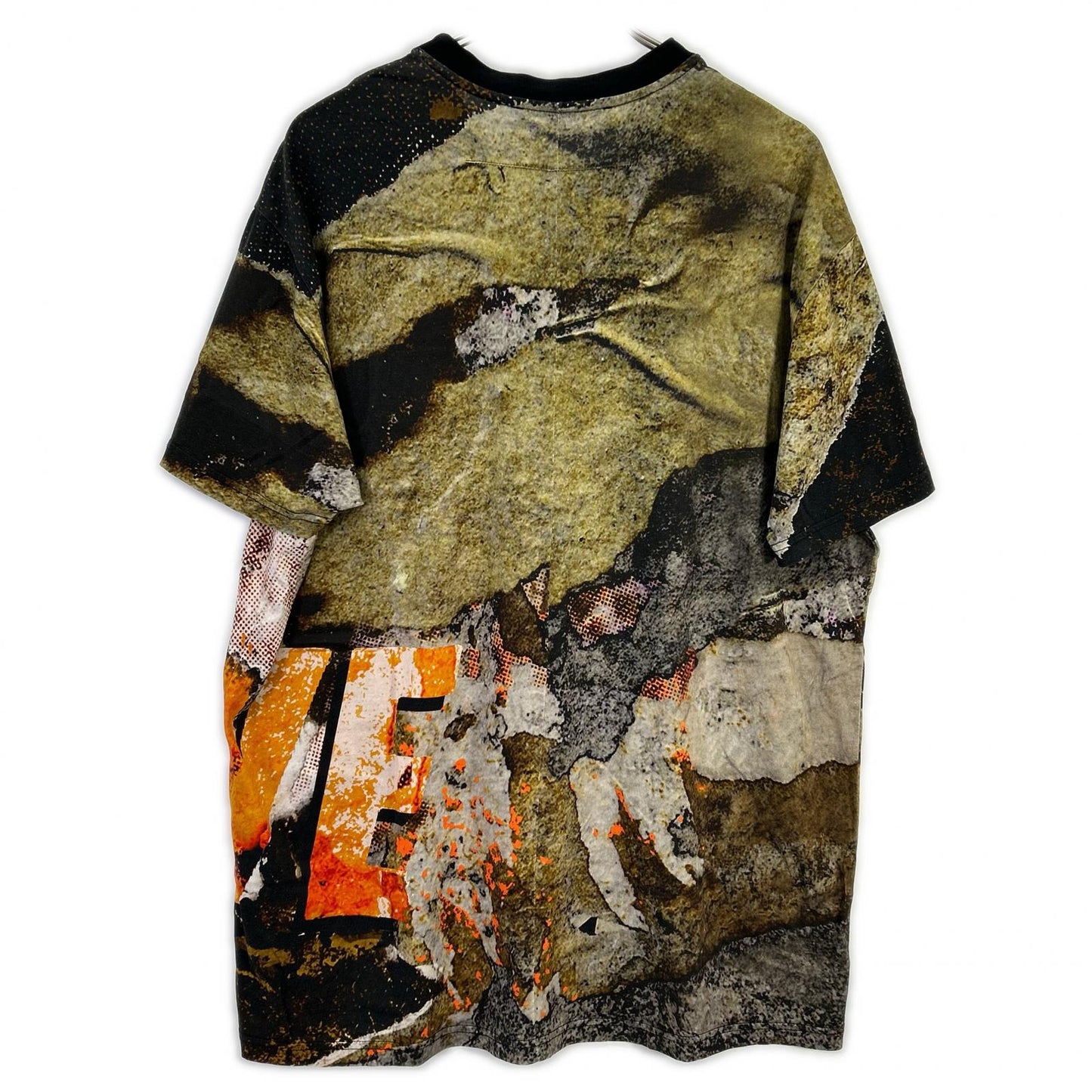 GIVENCHY Graphic Print Black/White Cotton T-Shirt Size XS