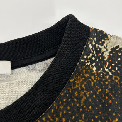 GIVENCHY Graphic Print Black/White Cotton T-Shirt Size XS