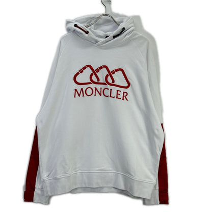 MONCLER 18AW MAGLIA JUMPER Carabiner Cotton Hoodie Size XL