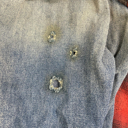 14th addiction FRANCES Check Red/Indigo Cotton Hoodie Size 3