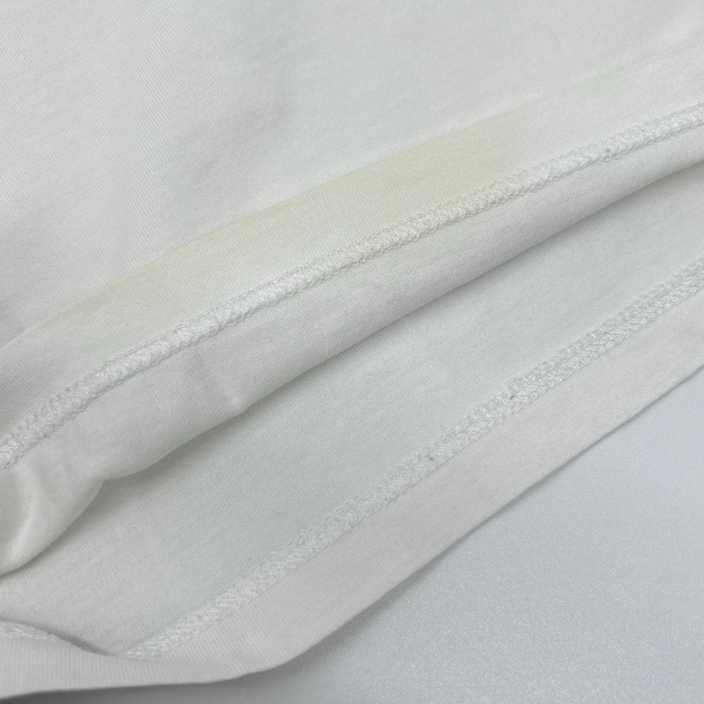 CELINE Classic Logo Loose White Cotton T-Shirt Size L