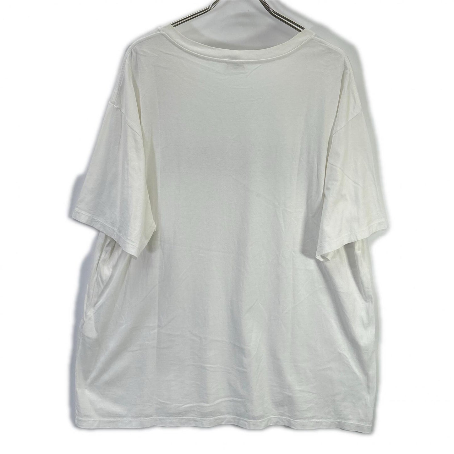 CELINE Classic Logo Loose White Cotton T-Shirt Size XXL