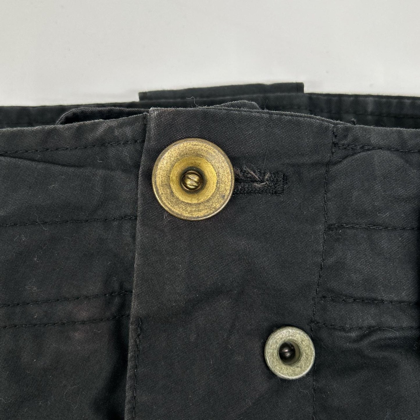 L.G.B. Black Cotton Sarrouel Cargo Pants Size 30