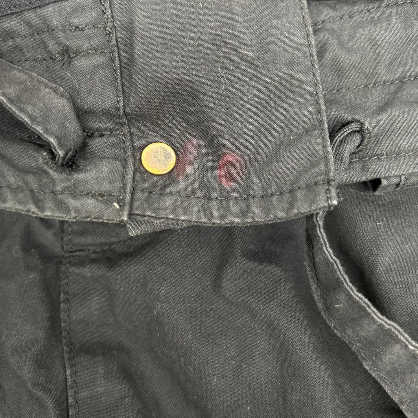 L.G.B. Black Cotton Sarrouel Cargo Pants Size 30