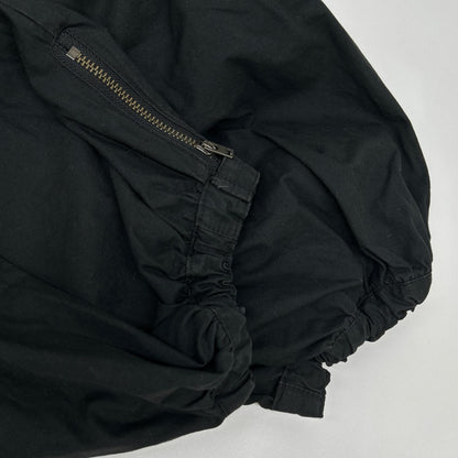L.G.B. Black Cotton Sarrouel Cargo Pants Size 30