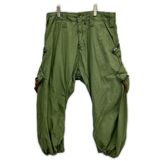 L.G.B. Khaki Cotton Sarrouel Cargo Pants Size 30