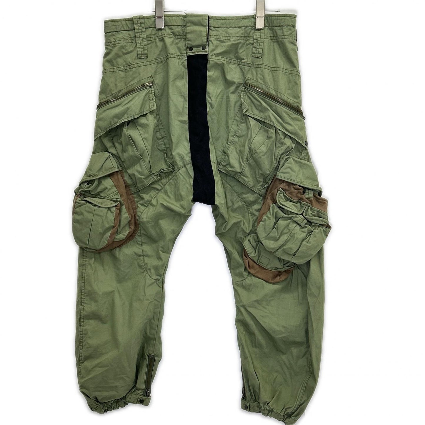 L.G.B. Khaki Cotton Sarrouel Cargo Pants Size 30
