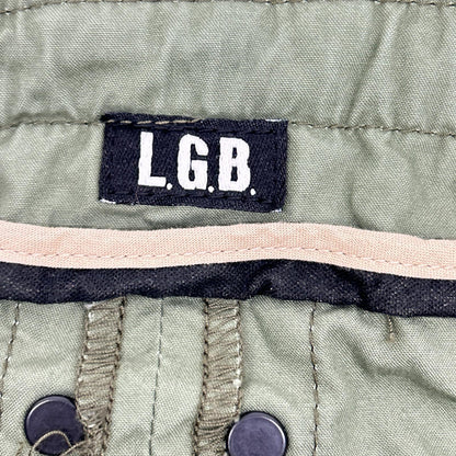 L.G.B. Khaki Cotton Sarrouel Cargo Pants Size 30