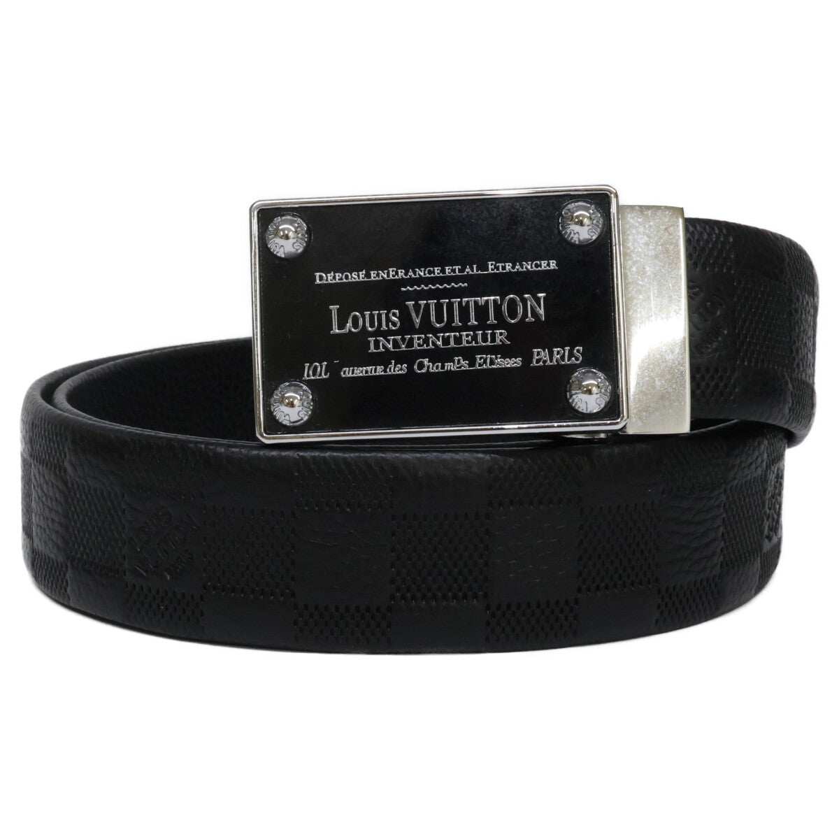 LOUIS VUITTON M9632 Damier Infini Inventeur Belt Size 46/115
